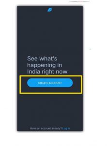 How to create account on tooter