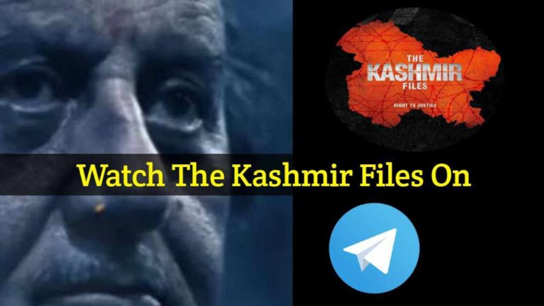 The kashmir files movie telegram link